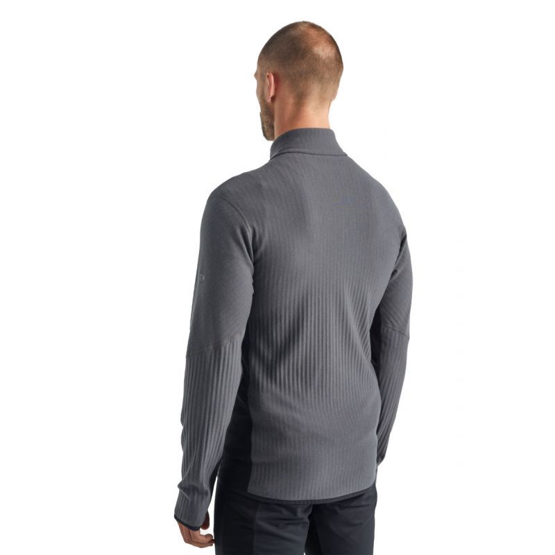 Icebreaker Descender LS Zip - Merino Fleecejakke Herrer I Hardloop