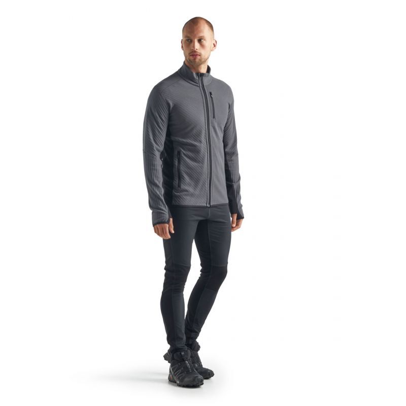 icebreaker Descender LS Zip - Fleece de lã merino homem | Hardloop