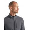 Icebreaker Descender LS Zip - Merino Fleecejacka Herr I Hardloop