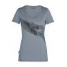 Icebreaker Tech Lite SS Scoop St Anton - Merinoshirt - Damen I Hardloop