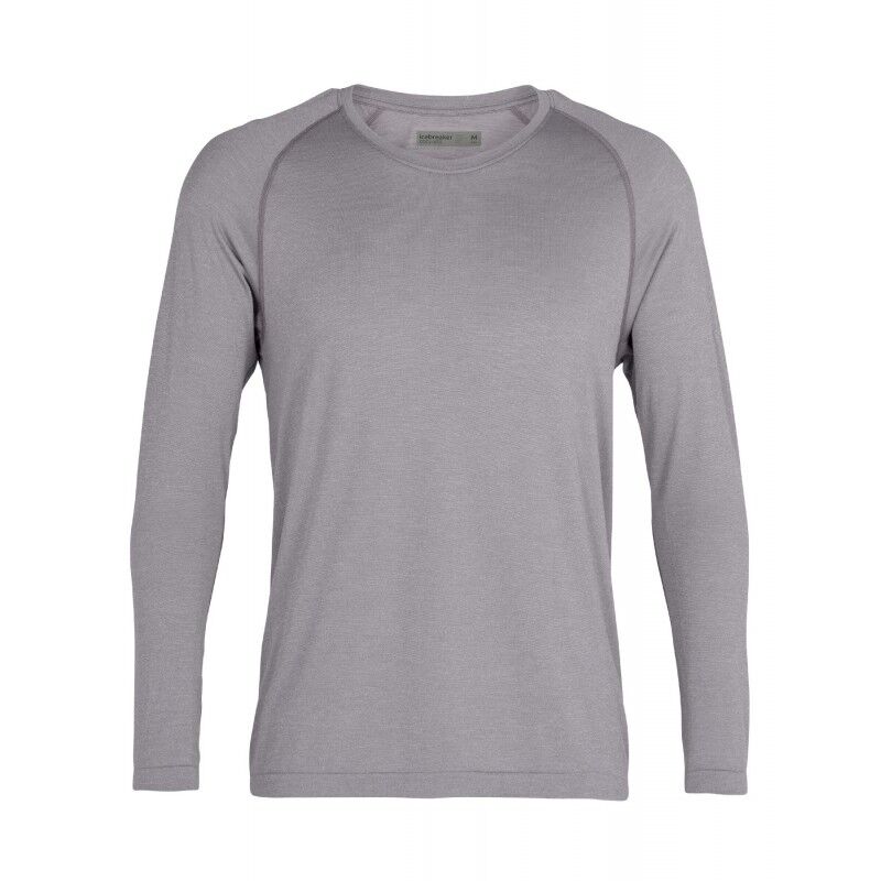 Icebreaker Motion Seamless LS Crewe - Merino-shirt Herrer I Hardloop