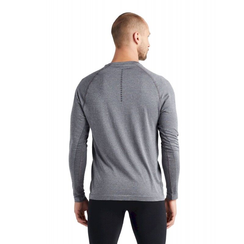Icebreaker Motion Seamless LS Crewe - Merino-shirt Herrer I Hardloop