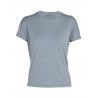 Icebreaker Utility Explore SS Crewe Stripe - Merino shirt - Women's I Hardloop