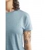 Icebreaker Utility Explore SS Crewe Stripe - Merino shirt - Women's I Hardloop