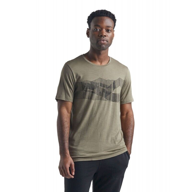 Icebreaker Tech Lite SS Crewe St Anton - Maglia merino - Uomo I Hardloop