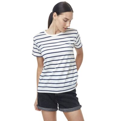 Breton Stripe T-Shirt - T-shirt damski