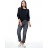 Tentree Palm Sunset Embroidery Crew - Bluza (bez kaptura) damska | Hardloop