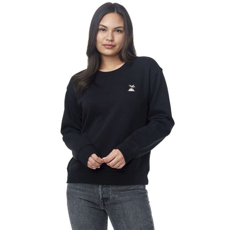 Tentree Palm Sunset Embroidery Crew - Jumper - Women's