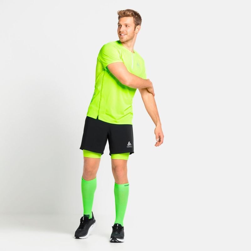 Odlo 2-in-1 Shorts Axalp Trail - Spodenki do biegów górskich męskie | Hardloop