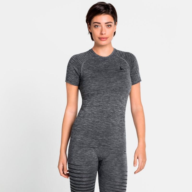 Power Seamless T-Shirt | Washed Light Grey