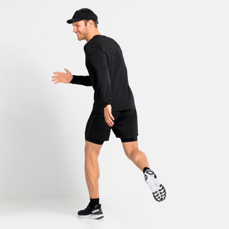 Odlo 2-In-1 Shorts Zeroweight 5 Inch - Löparshorts Herr
