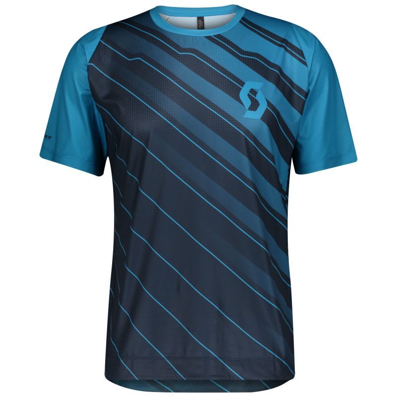 Scott Trail Vertic 20 Junior Fahrrad Trikot Kurzarm Dark Blue 2024 - Gre  XL (164) Scott Trail Vertic Trikot