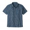 Ikat Net: Stone Blue