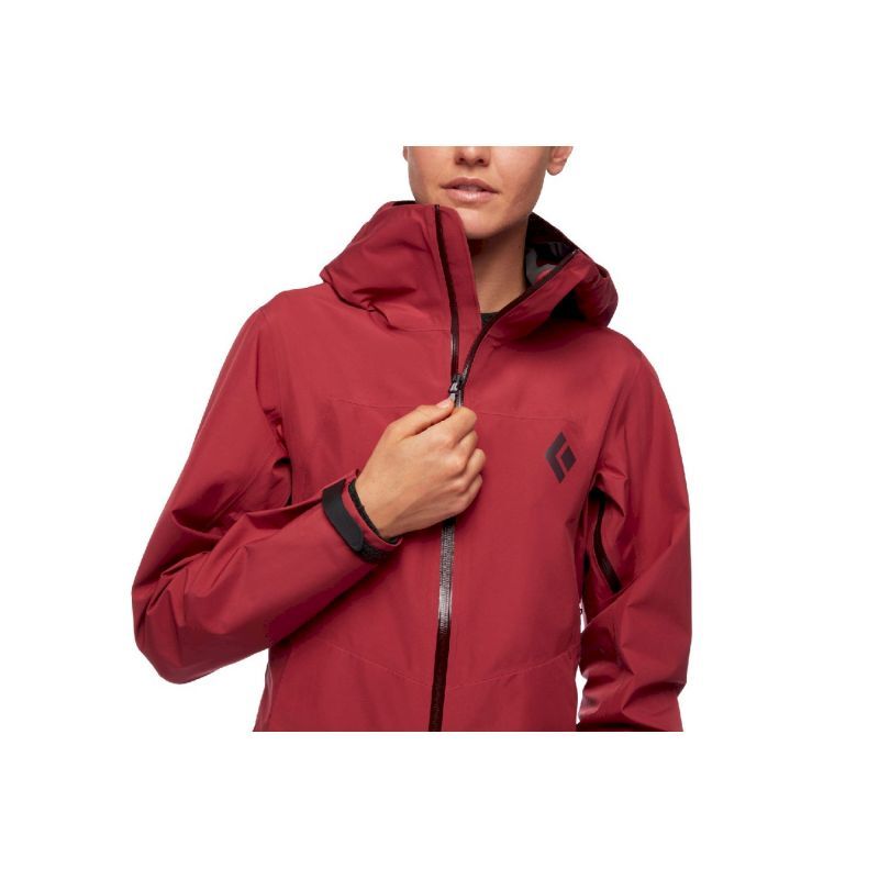 Black Diamond Liquid Point Shell - Regenjack - Dames | Hardloop
