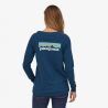 Patagonia L/S Pastel P-6 Logo Responsibili-Tee - T-Shirt - Women's