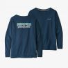 Patagonia L/S Pastel P-6 Logo Responsibili-Tee - T-shirt damski | Hardloop