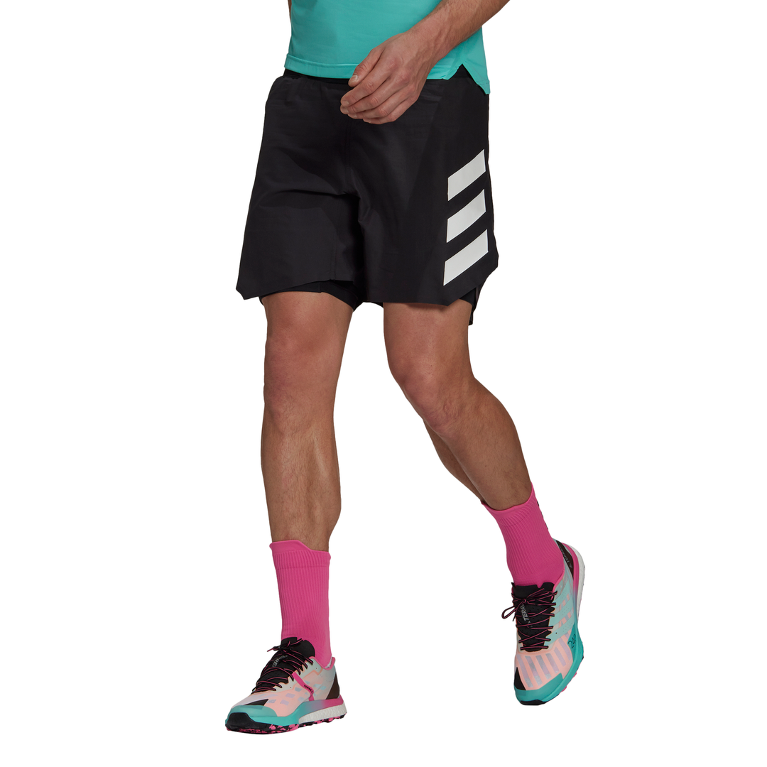Seguro caja los Adidas Terrex Agravic 2In1 Short - Pantalones cortos de trail running -  Hombre