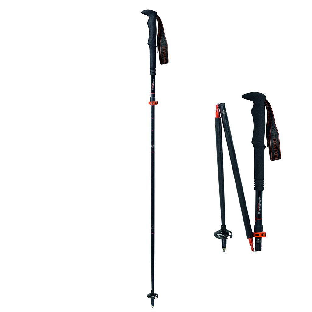 Komperdell Carbon FXP 4 Approach Vario Compact - Bâtons trail | Hardloop