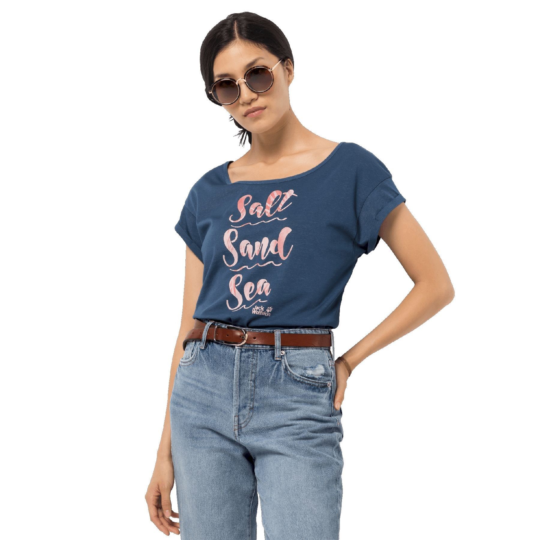 Jack Wolfskin Salt Sand Sea T - T-shirt femme | Hardloop