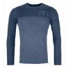 Ortovox 150 Cool Logo LS - T-shirt en laine mérinos homme | Hardloop