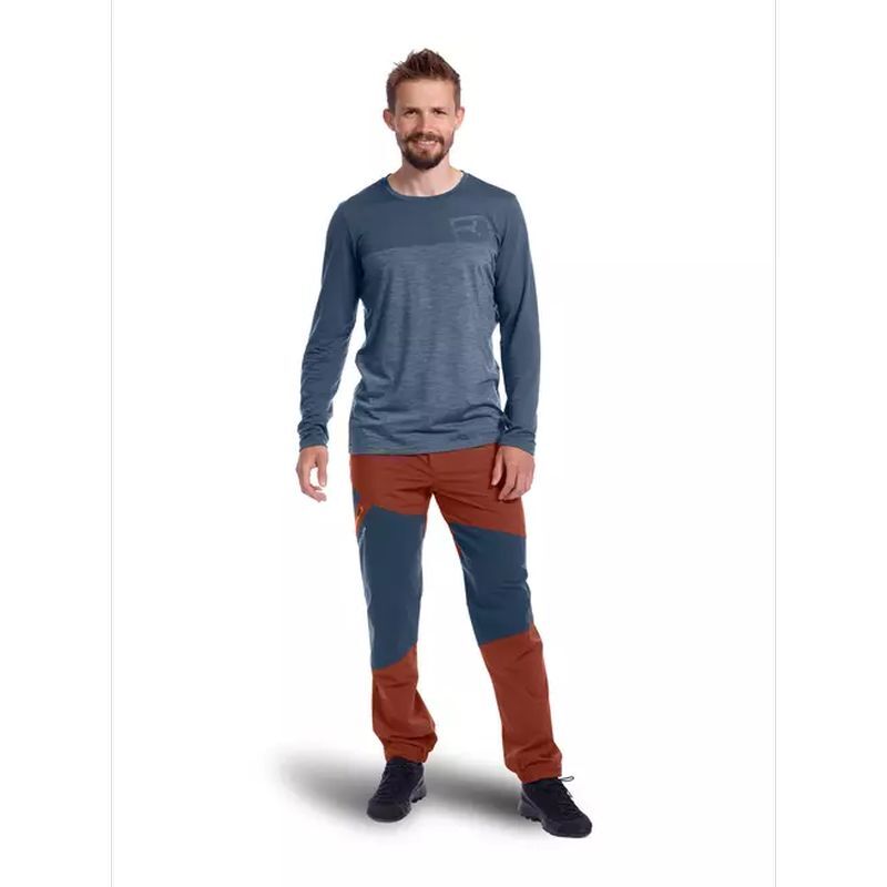 Ortovox 150 Cool Logo LS - Merino wool base layer - Men's