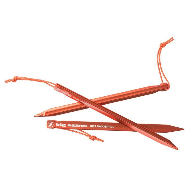 Big Agnes Dirt Dagger UL 7.5 Pack of 6 - Náhradní tyče na stany | Hardloop