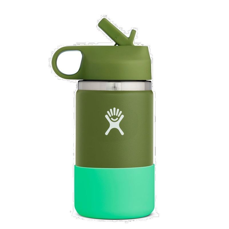 Hydro Flask Kids Wide Mouth Bottle with Straw Lid and Boot