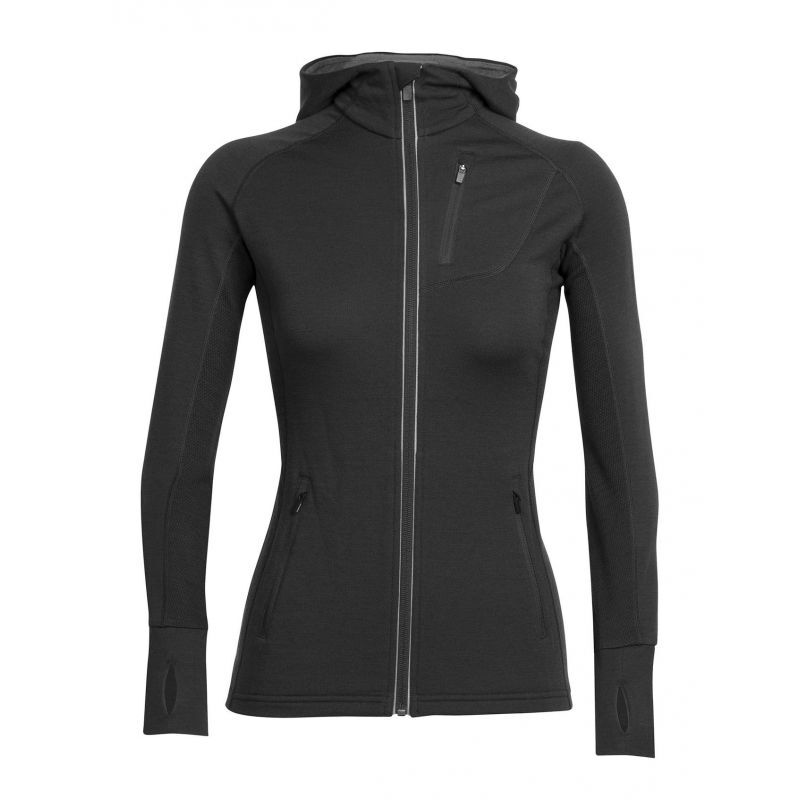 Icebreaker - Quantum Long Sleeve Zip Hood - Felpa con cappuccio - Donna