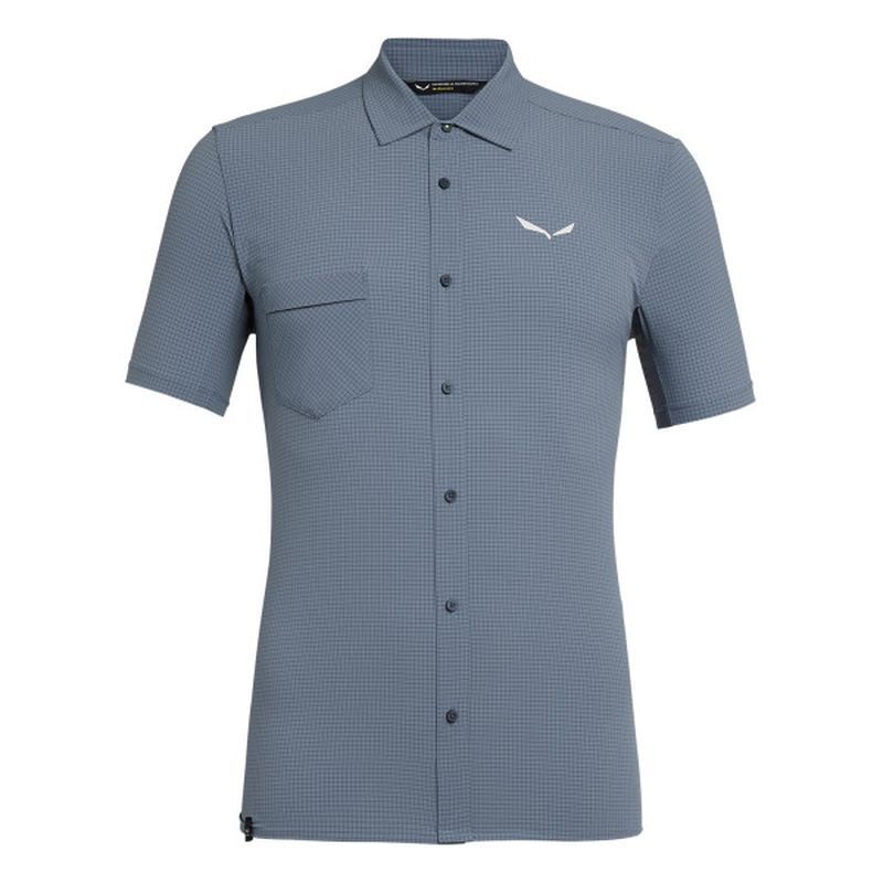 Salewa Puez Minicheck2 Dry M S/S Srt - Camicia - Uomo