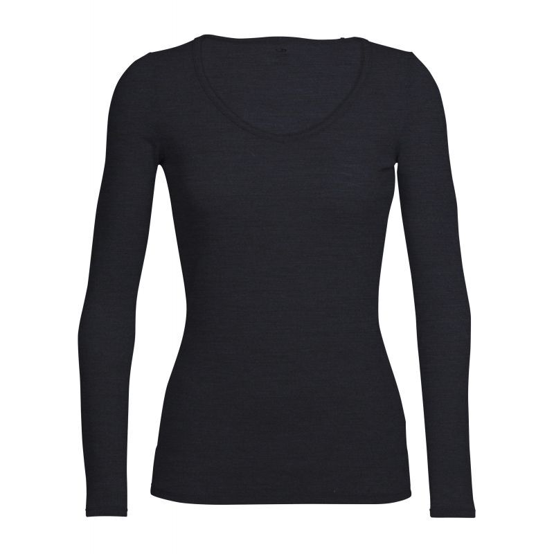 Icebreaker Siren Long Sleeve Sweetheart - T-shirt en laine mérinos femme I Hardloop | Hardloop