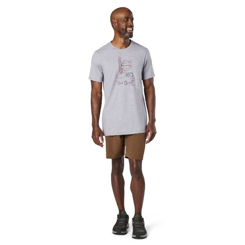 Smartwool Merino Sport 150 Van Days Graphic Tee - T-shirt meski | Hardloop