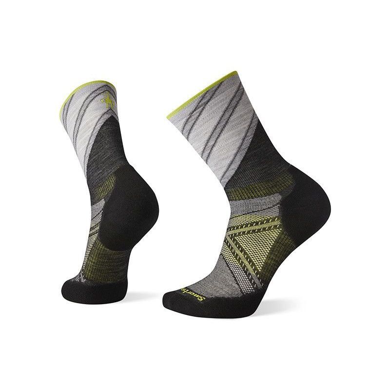 Smartwool PhD Run Light Elite Pattern Crew - Skarpety do biegania meskie | Hardloop