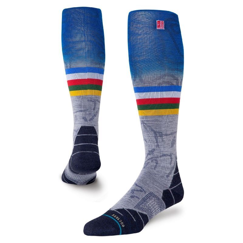 Stance JC 2 Calzini Da Neve – Unisex, Autoreggenti, Fantasia Grigia