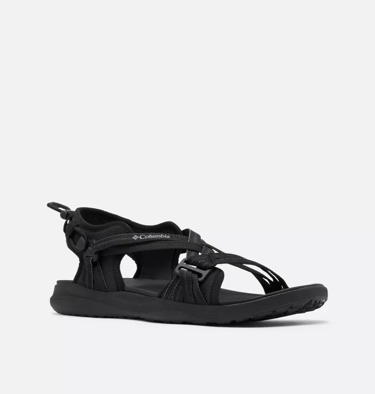 Black walking sandals womens on sale