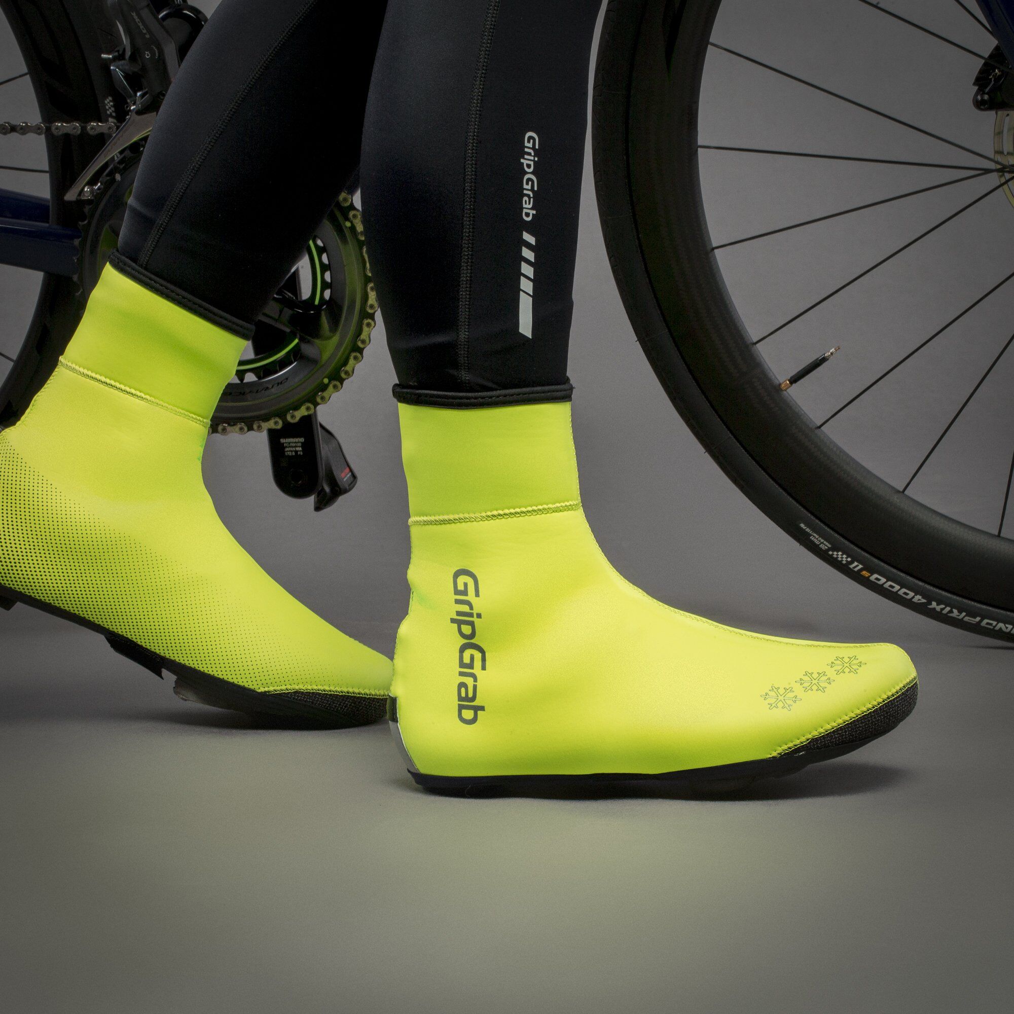 Arctic Waterproof Deep Winter Hi Vis Shoe Cover Cycling overshoes