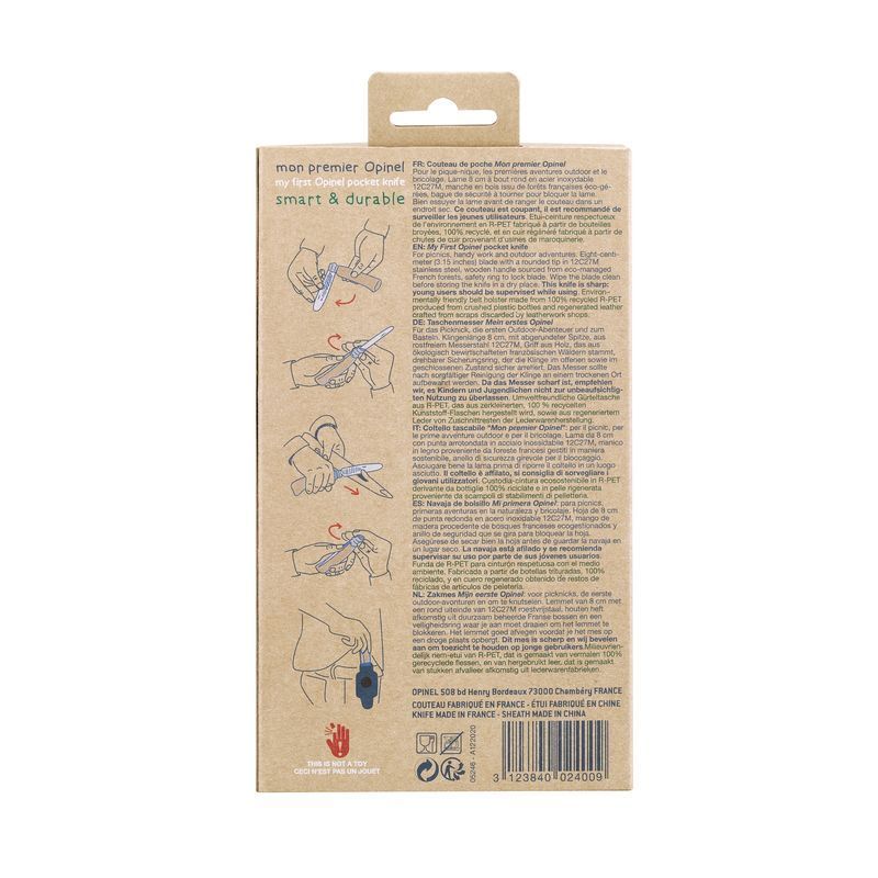Opinel Coffret Mon Premier Opinel - Mes - Kinderen