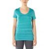 Icebreaker Tech Lite Short Sleeve Scoop 1000 Lines - Merino shirt - Women's I Hardloop
