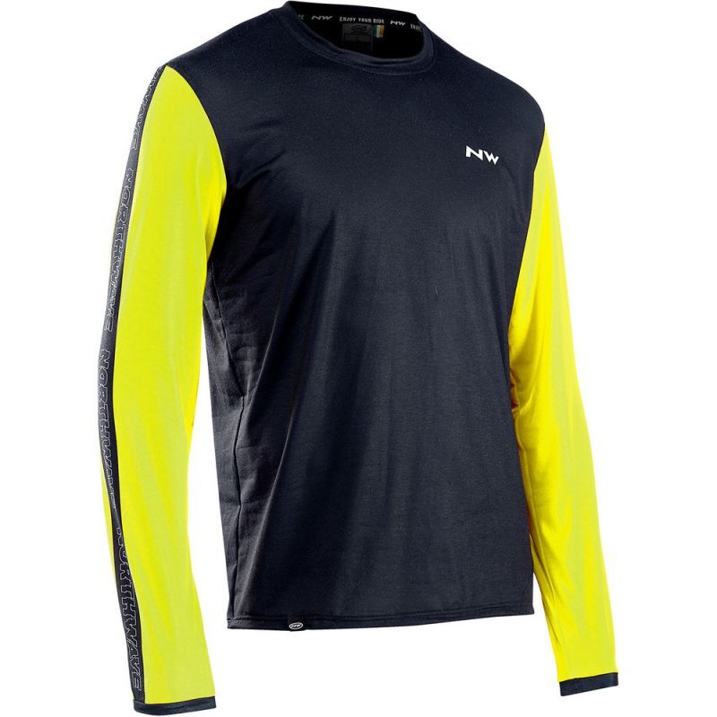 Northwave Xtrail Jersey Long Sleeve Mtb Man - Cykeltrikå Herr