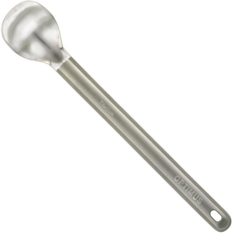 Cuillère à long manche titane - Täckt