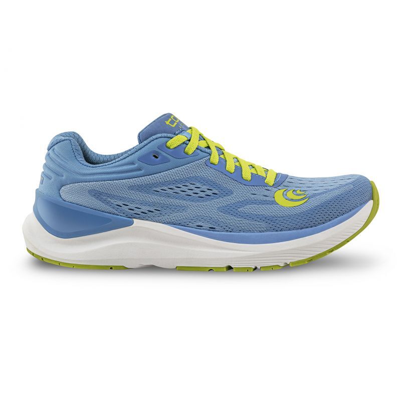Topo Women's Ultrafly 3 Road Running Shoes Periwinkle/Lime Blue Size 6 B(M) Us