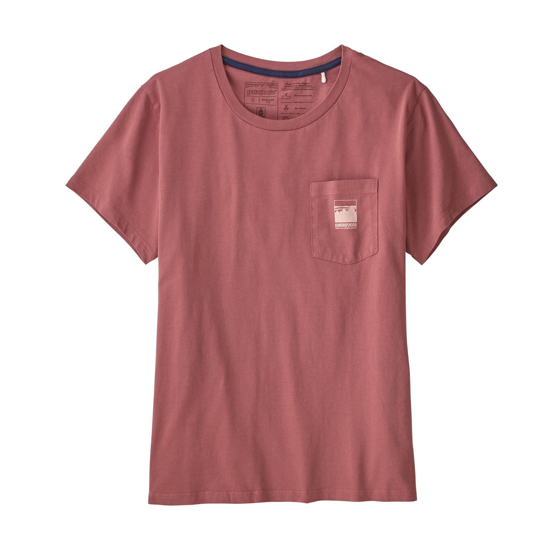 Patagonia Alpine Icon Regenerative Organic Pilot Cotton Pocket - T-shirt femme | Hardloop