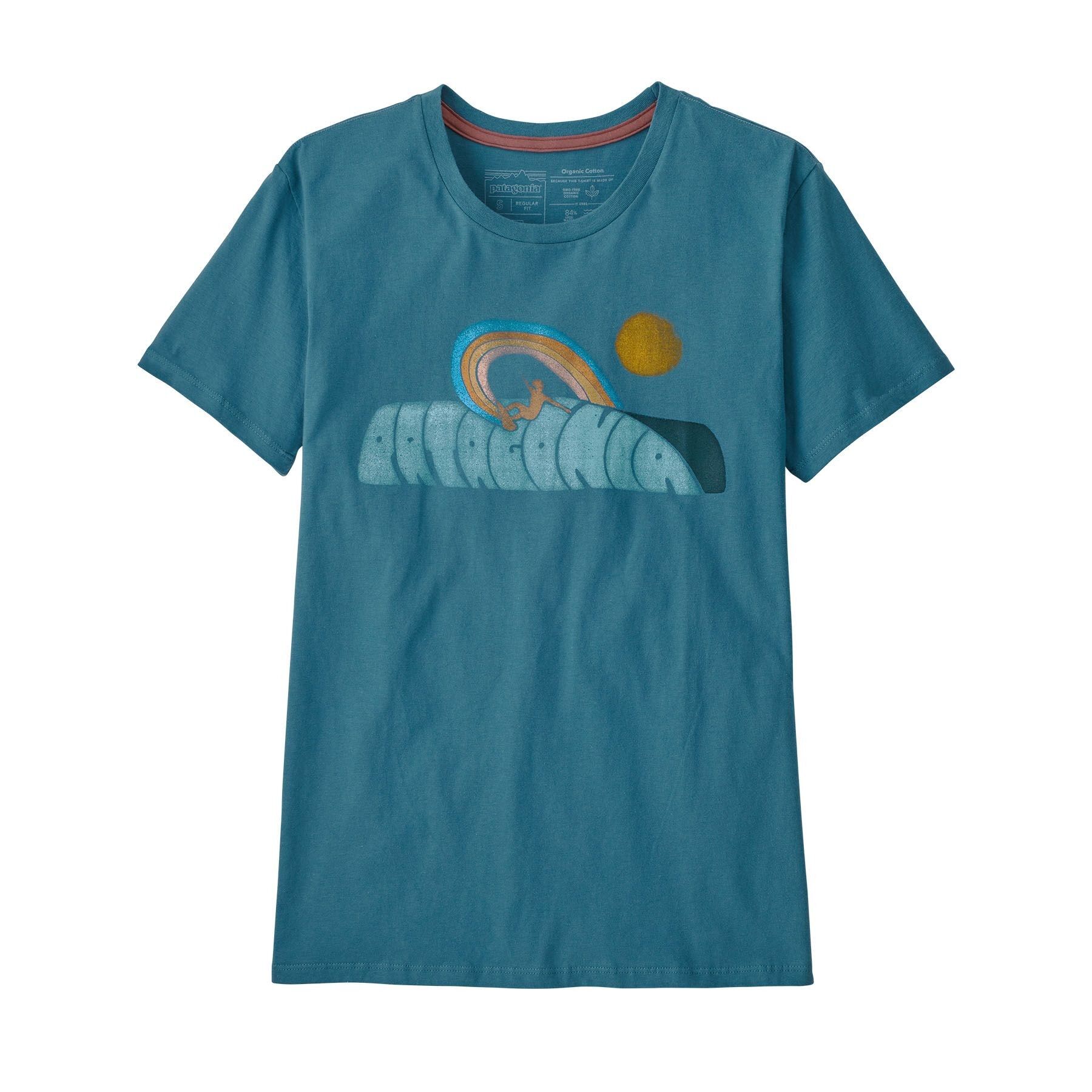 Patagonia Rainbow Rail Organic Crew - T-shirt damski | Hardloop