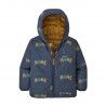 Patagonia Baby Reversible Down Sweater Hoody - Untuvatakki - Lapset