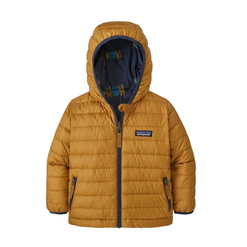Patagonia Baby Reversible Down Sweater Hoody - Untuvatakki - Lapset