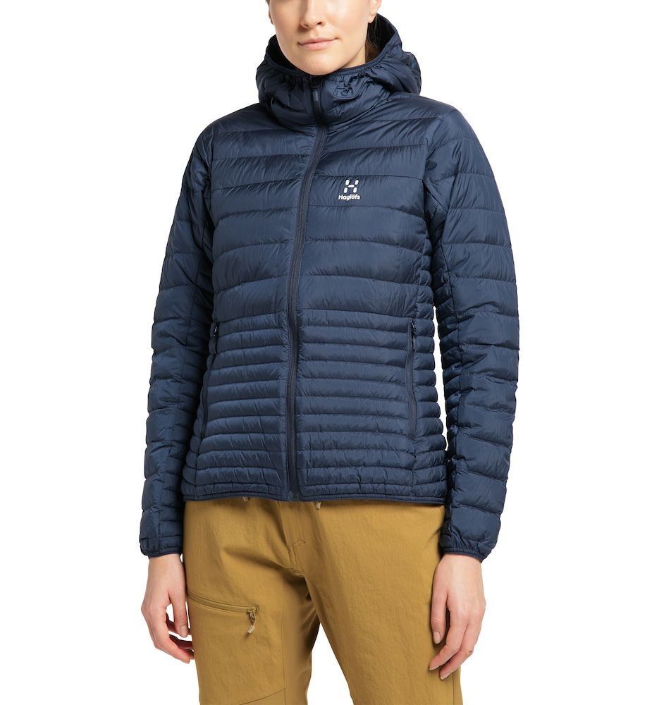 Haglöfs Herren Micro Nordic Down Hood Jacke – Daunenjacke Mit Kapuze, Autumn LeVogel