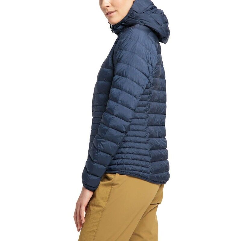 micro nordic down hood women