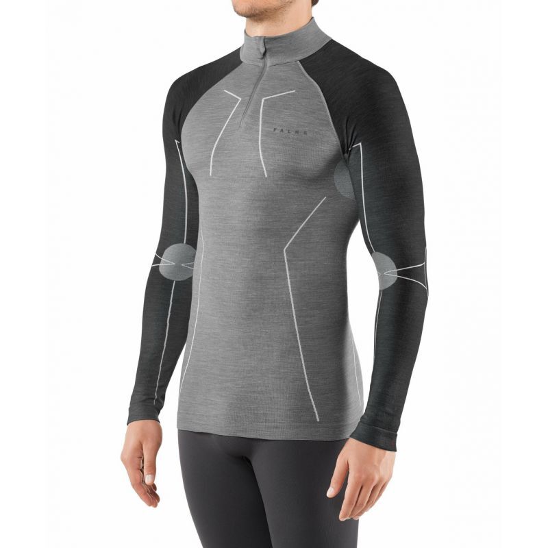 Falke Wool-Tech Zip Shirt - Base layer - Men's