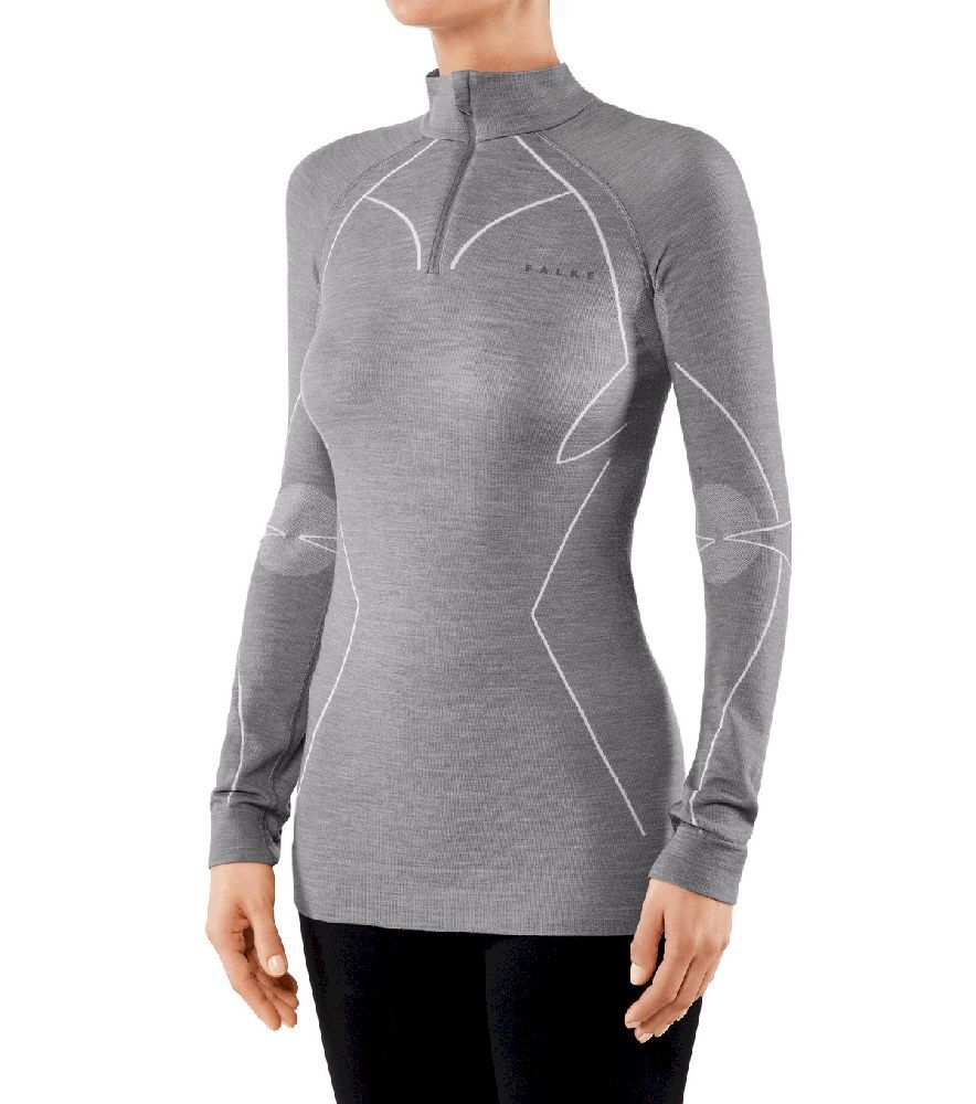 Falke Wool-Tech Zip Shirt - Sous-vêtement technique femme | Hardloop