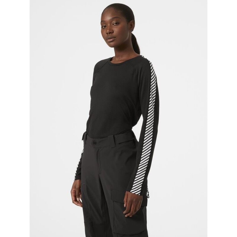 Lifa Active Stripe Crew - Camiseta técnica mulher