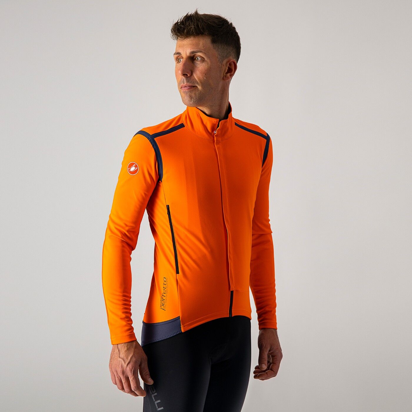Castelli Perfetto RoS Long Sleeve - Kurtka wiatrówka rowerowa meska | Hardloop